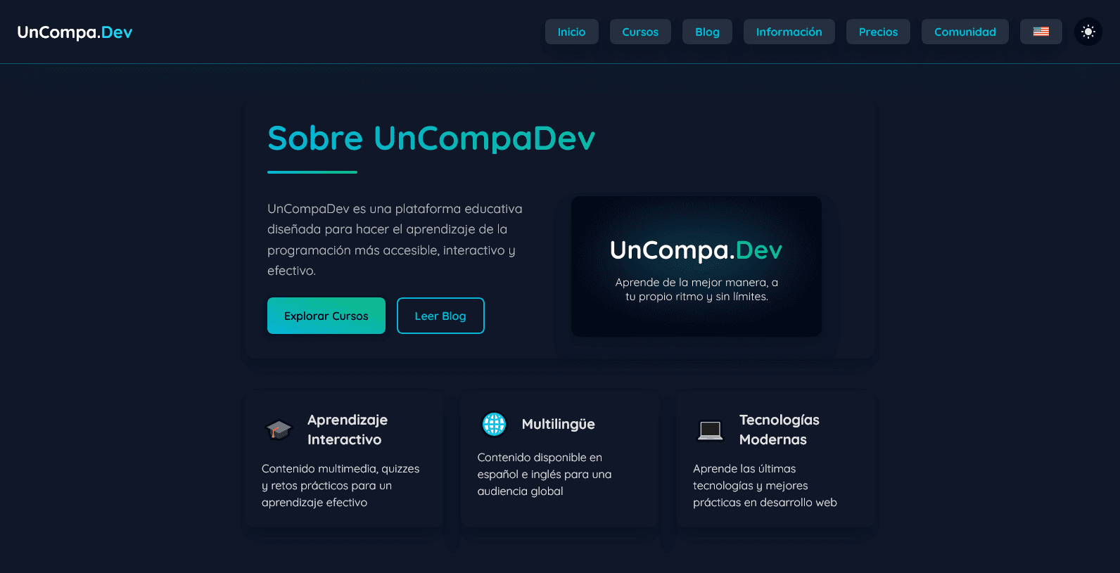 Captura de pantalla 1 del proyecto UnCompaDev